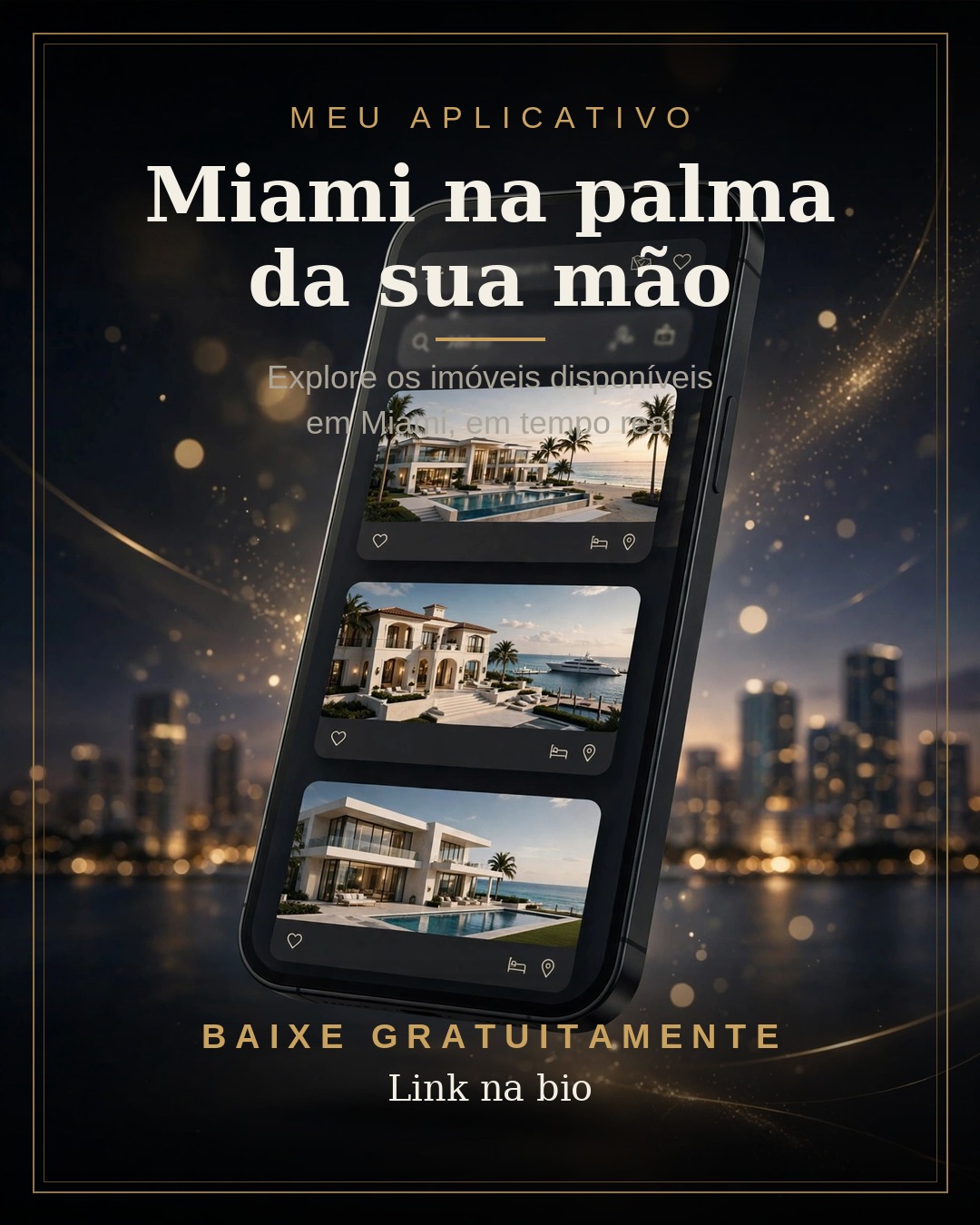 Meu aplicativo de busca de imóveis em Miami: explore o mercado em tempo real