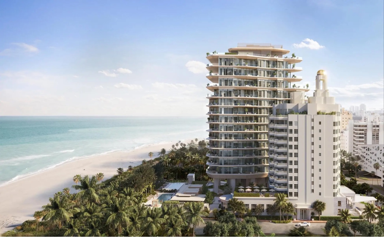 Aman Miami Beach: torre de Kengo Kuma ao lado do histórico Versailles restaurado